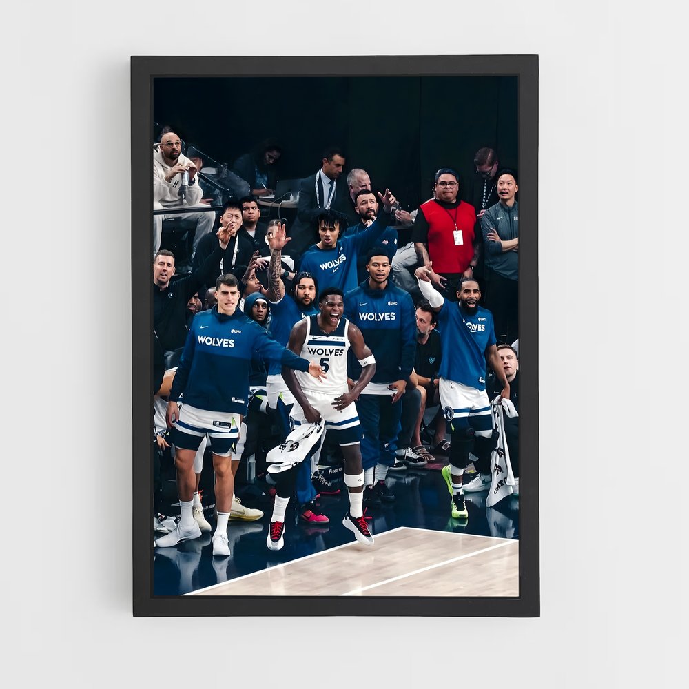 Poster Dunk et Détermination – affiche Basketball (vue 2)